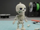 Knitted Skeleton Keyring-2