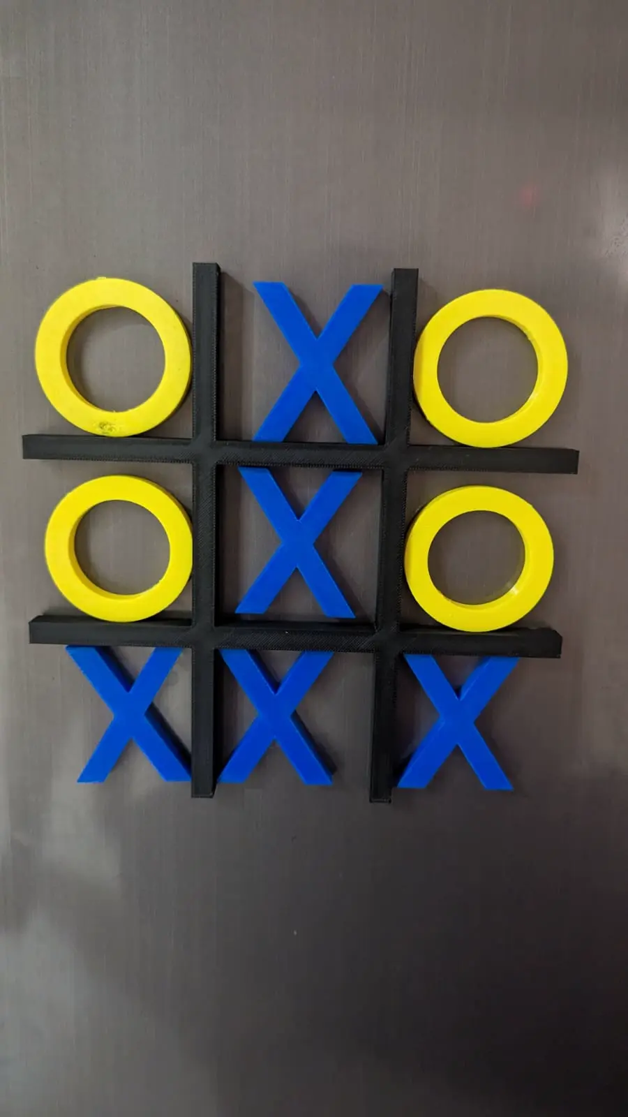 tic tac toe (magnetic on fridge)