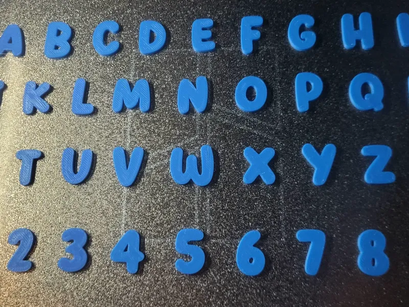 Fun Letter & Number – Ideal for Crafts, Signs & Label
