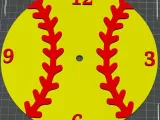 Baseball / Softball wall clock -0