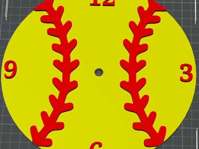 Baseball / Softball wall clock 