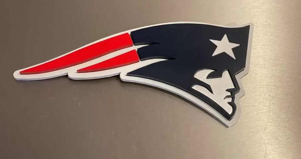 New England Patriots Snap fit Logo