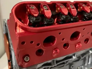 Chevy Camaro LS3 V8 Engine - printable valves, lifters + N20