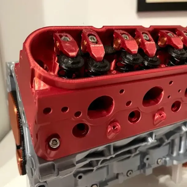 Chevy Camaro LS3 V8 Engine - printable valves, lifters + N20