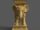 Elephant Table-Pot-planter-candy container-urn-candle holder-1