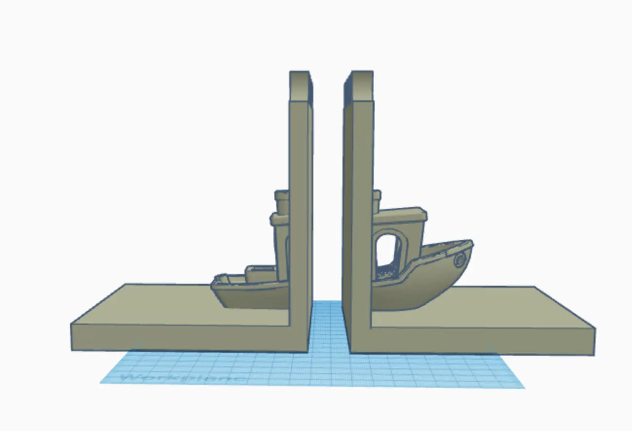 Benchy bookend