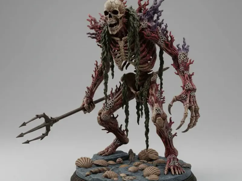 Deep Sea Barnacle Skeleton Pirate