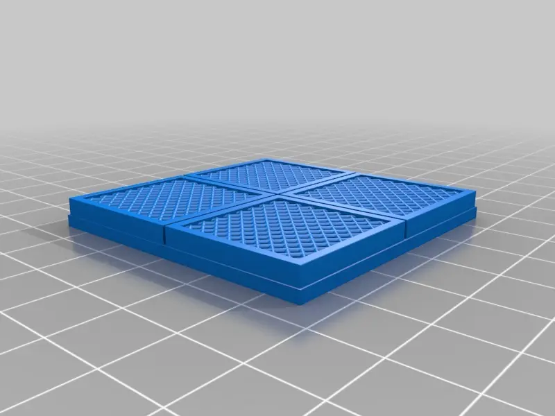 Scifi floor tiles - Meshed