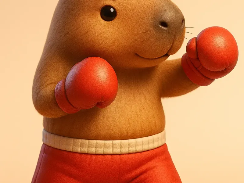 Capibara boxeador
