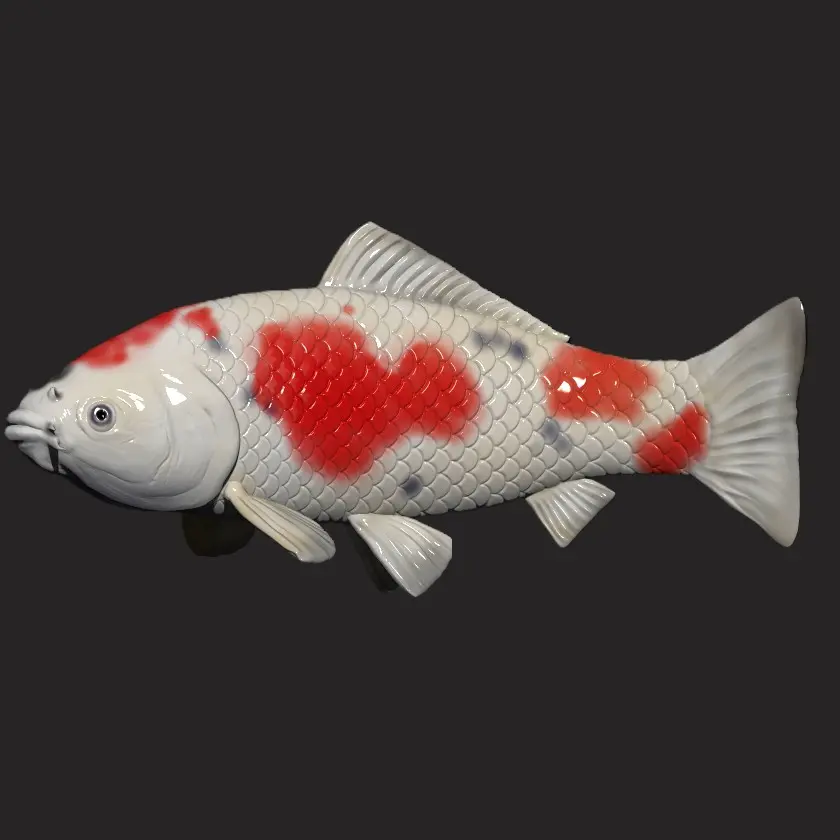 KOI-FISCH - BEREIT FÜR 3D-DRUCK