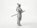 Galactic Samurai Warrior Fantasy Figurine 3D Printable-1