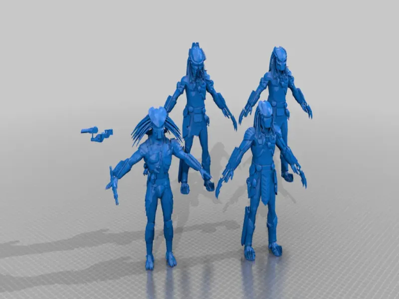 predators - scale model - tm - by request for cosplay