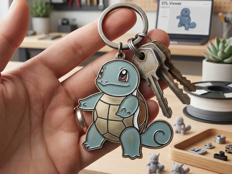LLavero Pokemon  -  Squartle