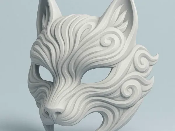 Meta Wind Kitsune Mask