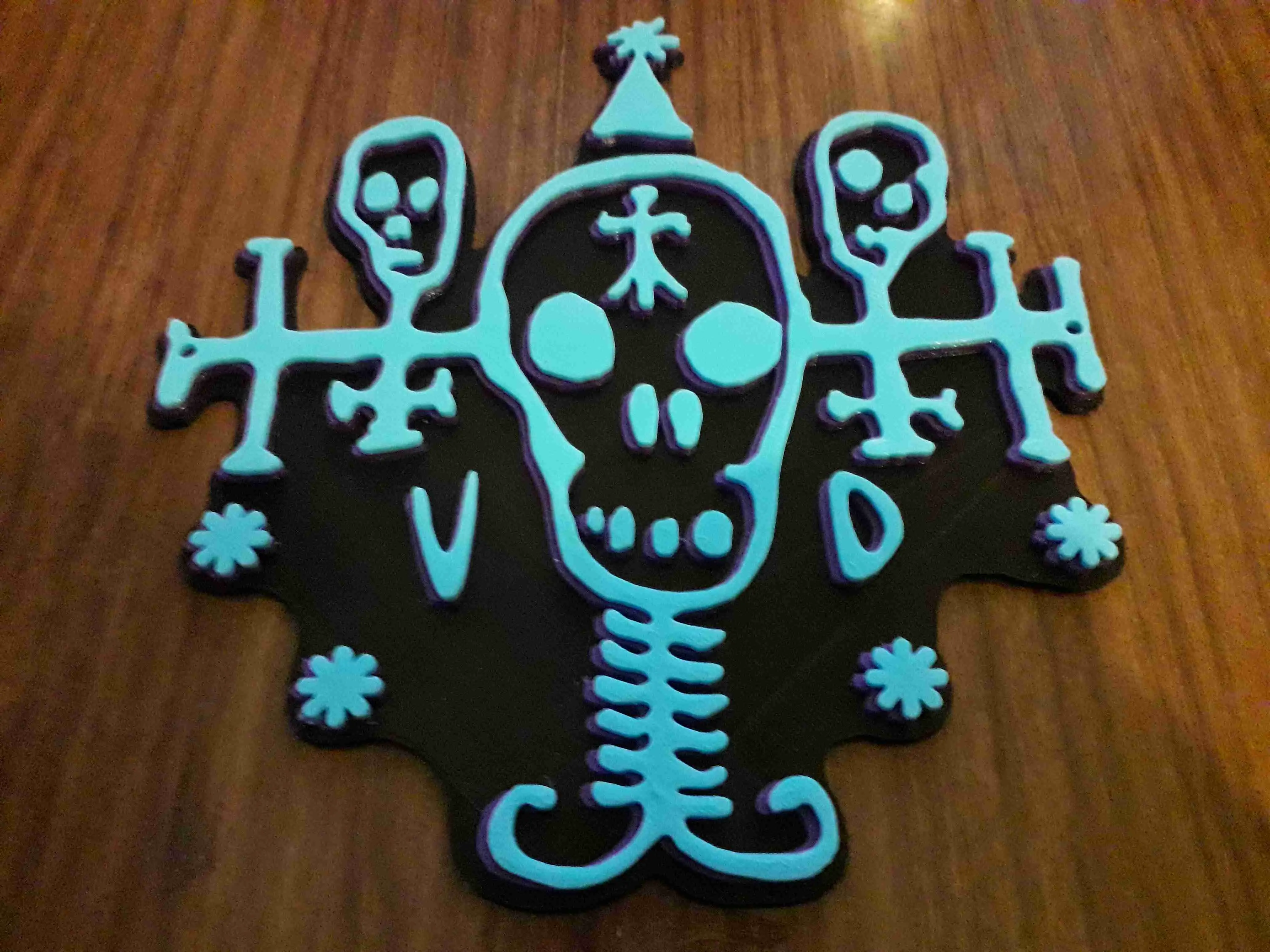 CYBERPUNK 2077 VOODOO BOYS GANG LOGOTIPO
