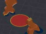 Erupting volcano with glowing lava-2