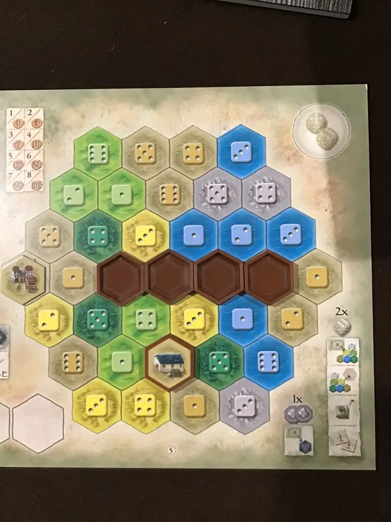 Настольная игра "Замки Бургундии" - капсулы для жетонов Hex