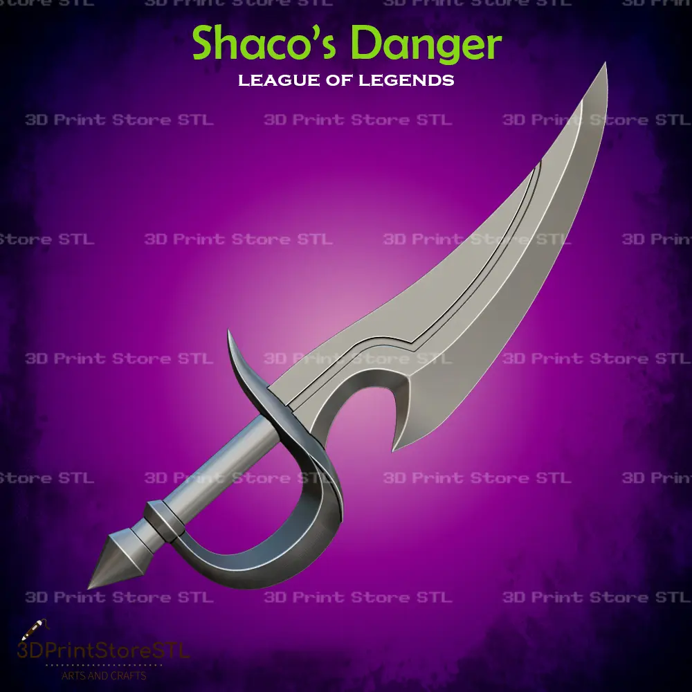 Shaco Danger Cosplay League of Legends - STL File