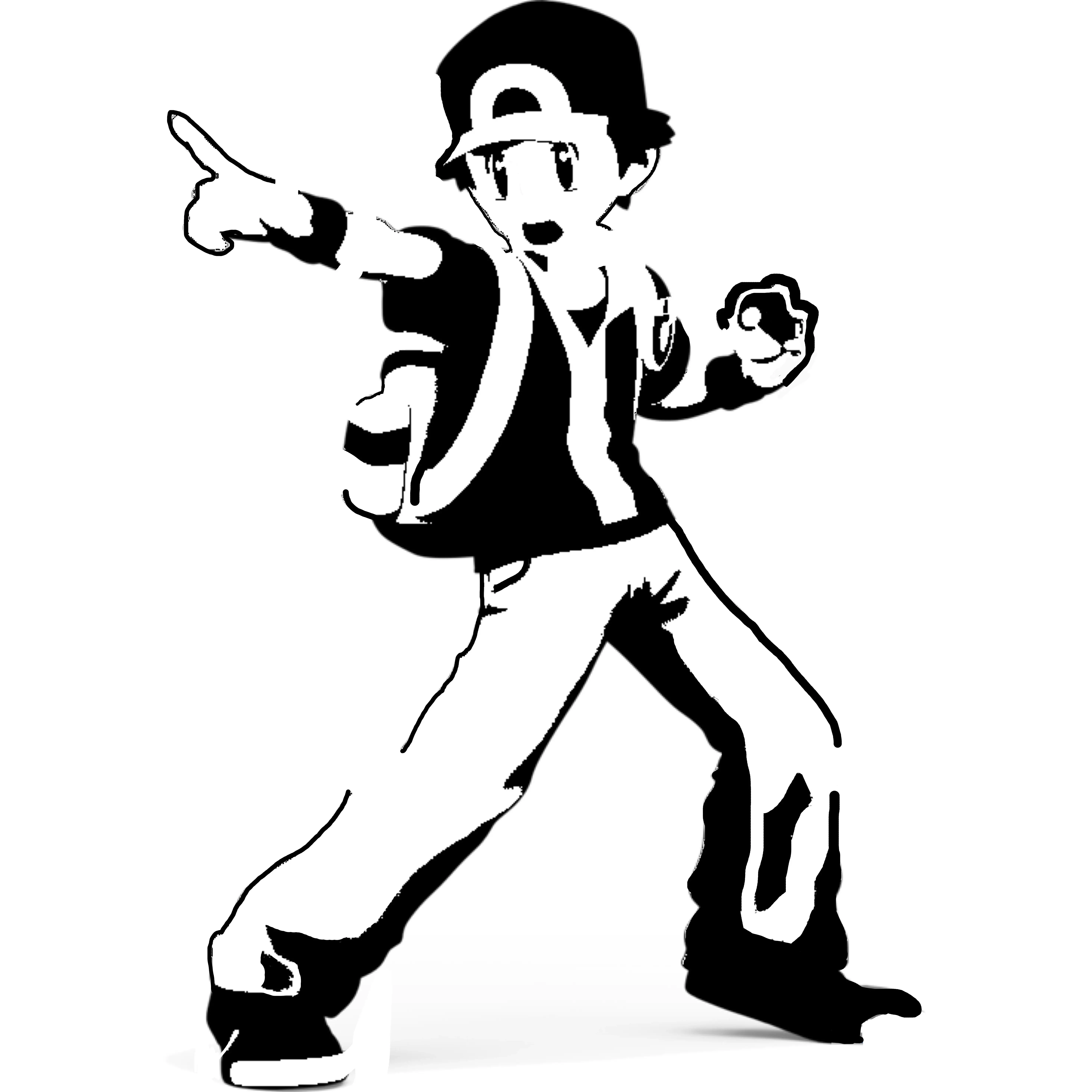 Pochoir Pokemon Trainer