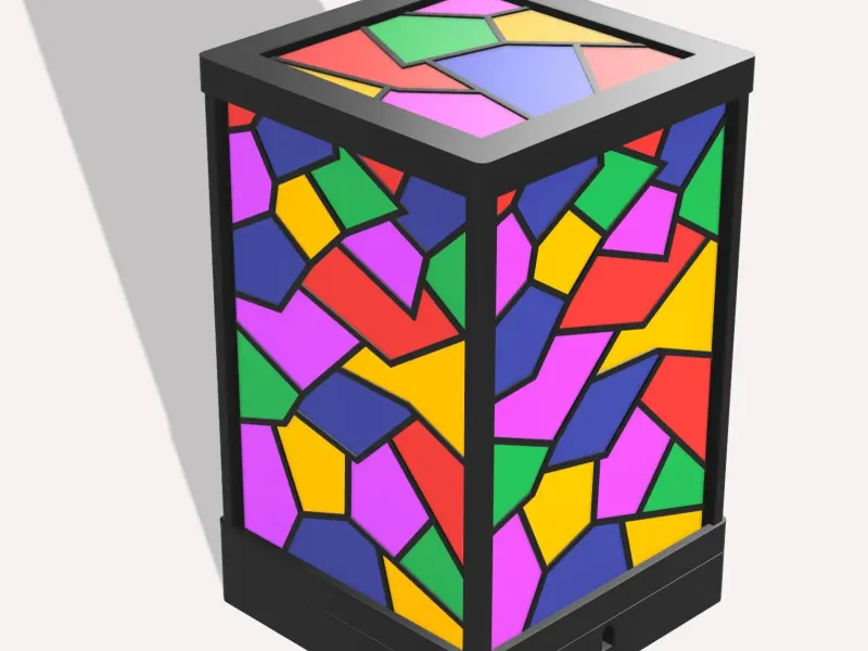 MULTICOLOUR VORONOI LAMP