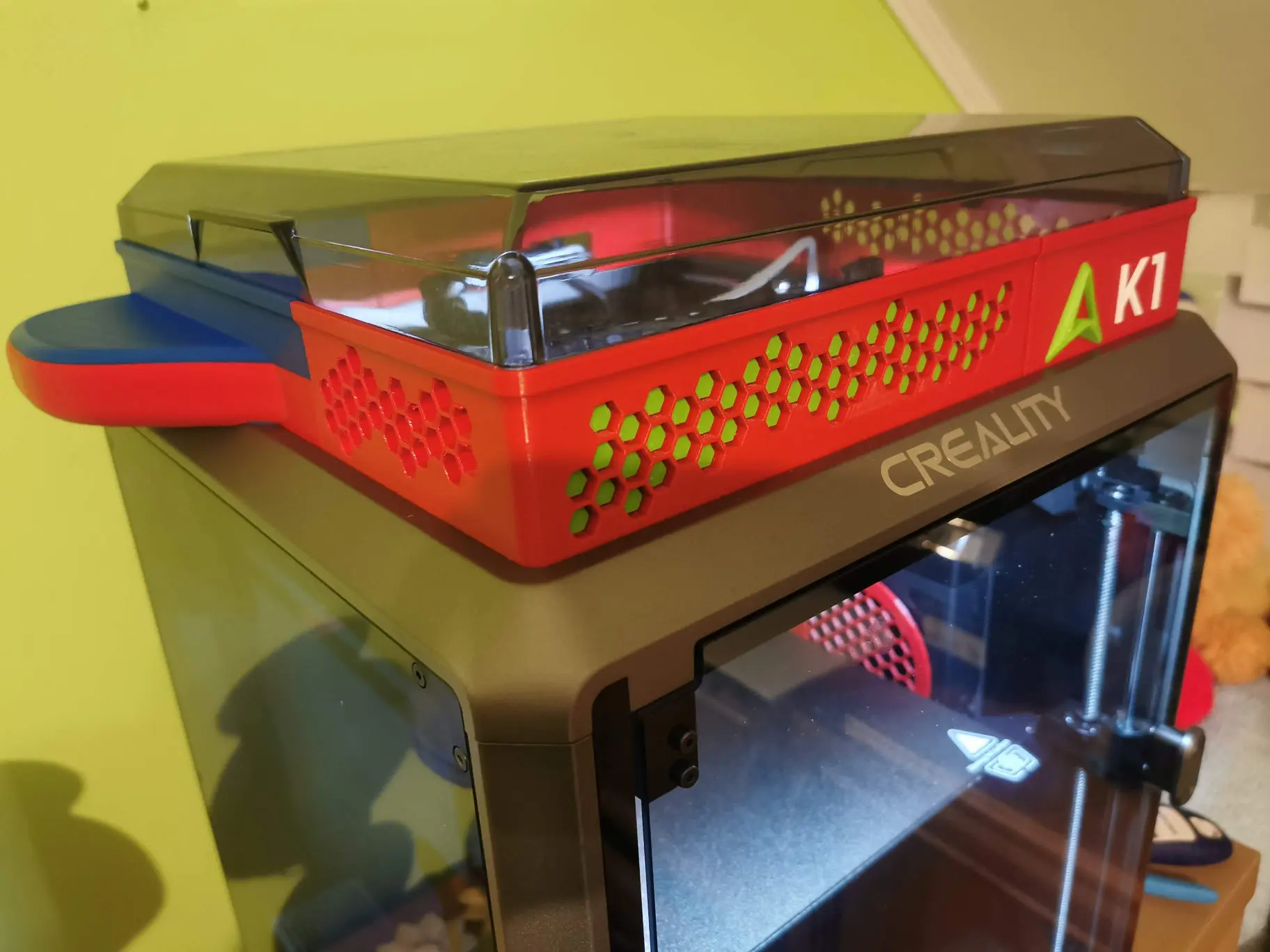 Creality K1 lid riser, many configurations.