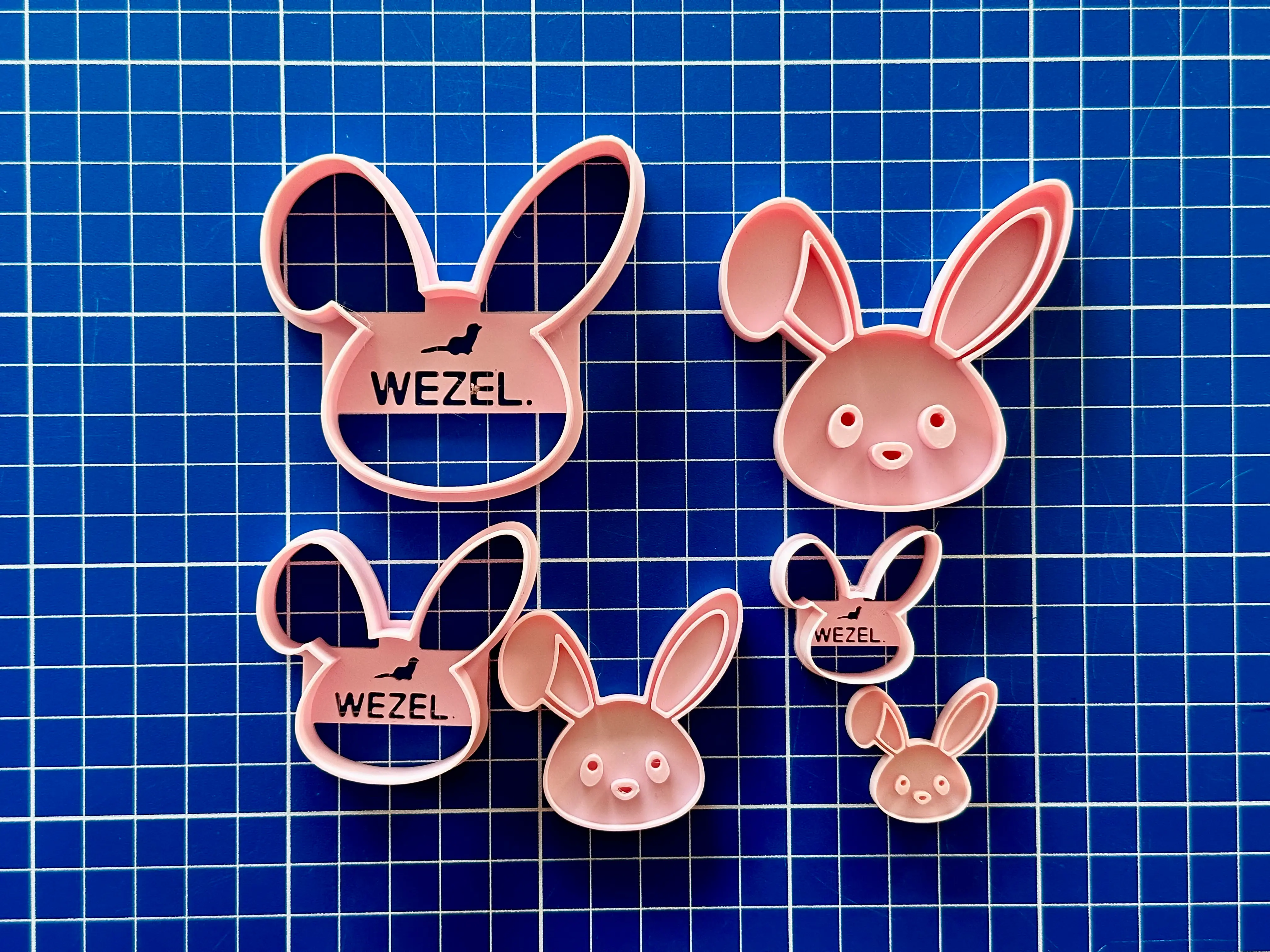 Farm Animals - Bunny Head - Cookie Cutters (4 sizes)