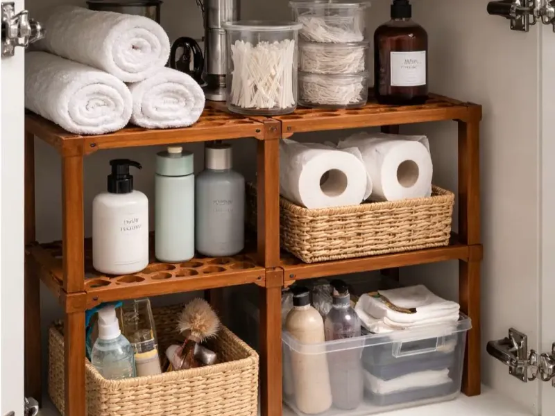 Under Cabinet Modular Shelf System
