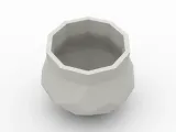 Flowerpot Low poly 3-2