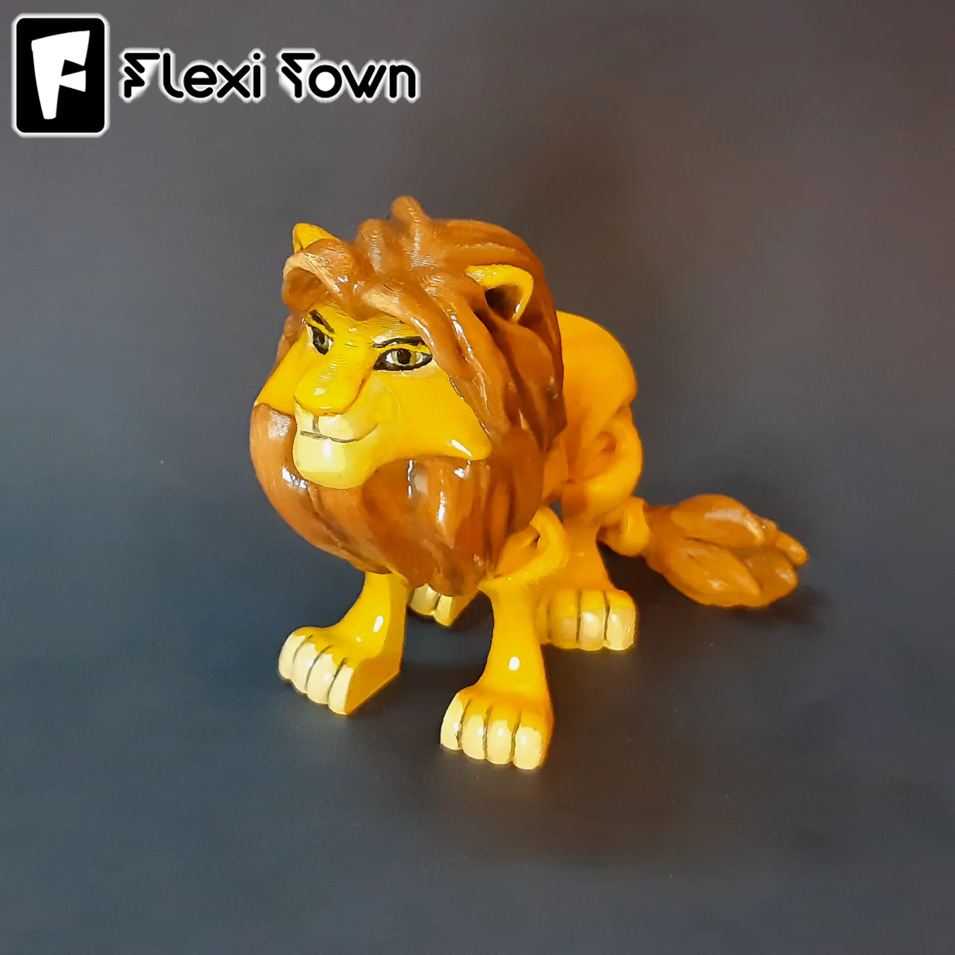 Flexi Print-in-Place Lion, Le Roi Lion, Simba