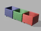 Cube planter set-2