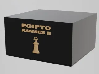 Caja Ajedrez Historico Magnetico Egipto - Ramses II