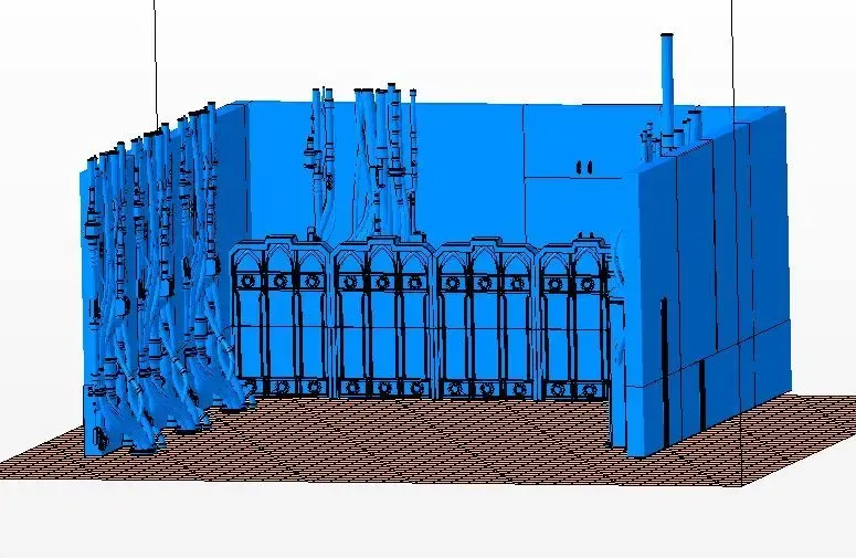 adeptus mechanicus display board diorama - terrain