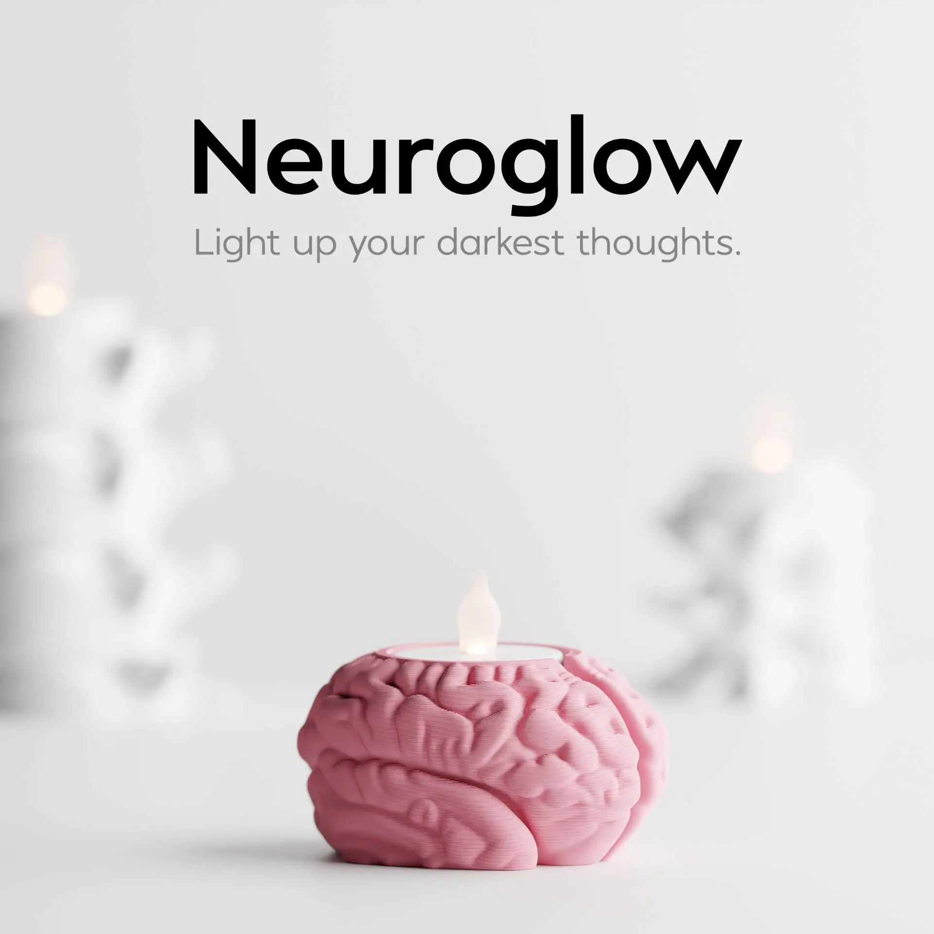 3D Printer Files | 3MF File | Neuroglow – Light up your darkest thoughts.