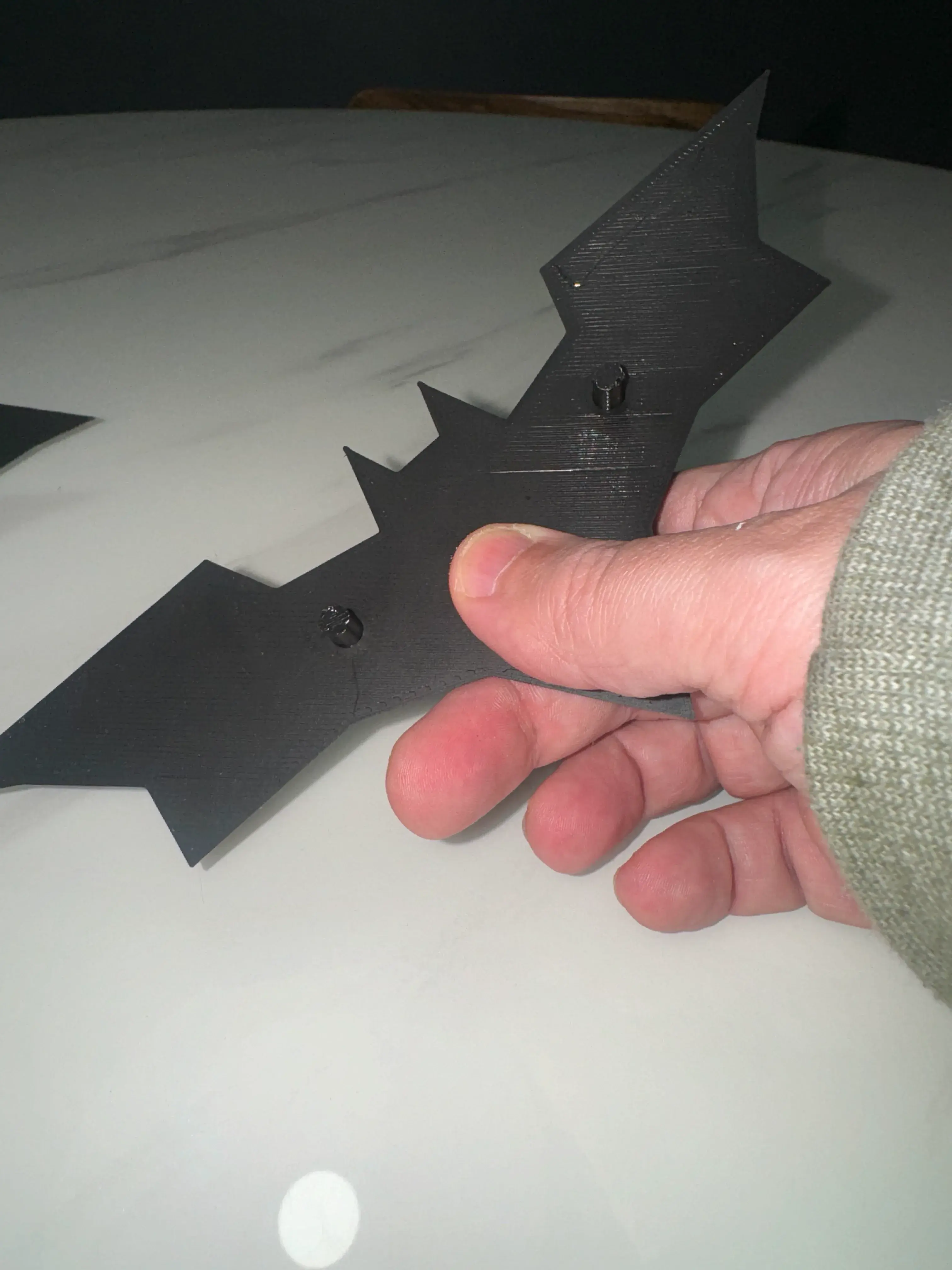 Low Poly Batman Batarang: The Call of the Night - Easy print