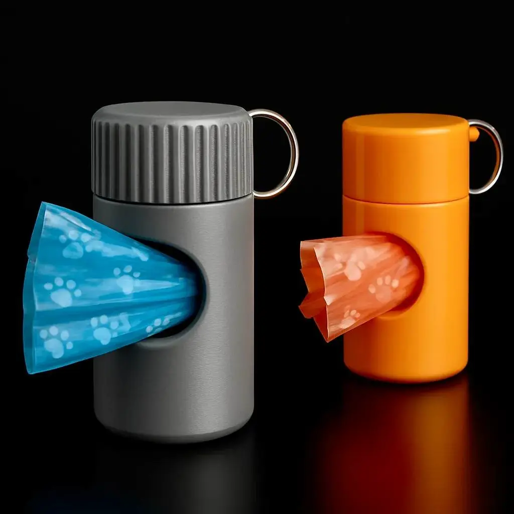 3D Printer Files | 3MF File | Heavy Duty Dog Poo Bag Carrier Dispenser