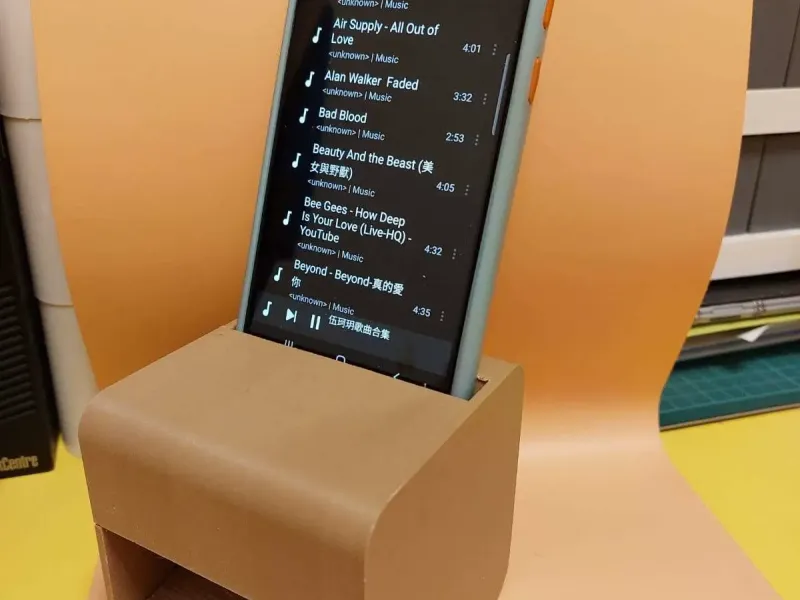 Caja de resonancia del teléfono