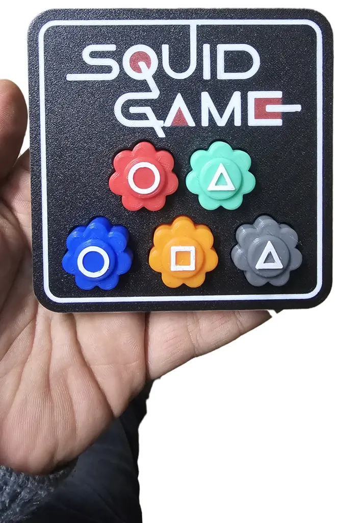 Squid Game season 2 Gonggi Game with Case to store them in.