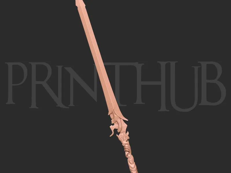 Dante Rebellion Sword – DmC 2013 Cosplay Prop Replica STL
