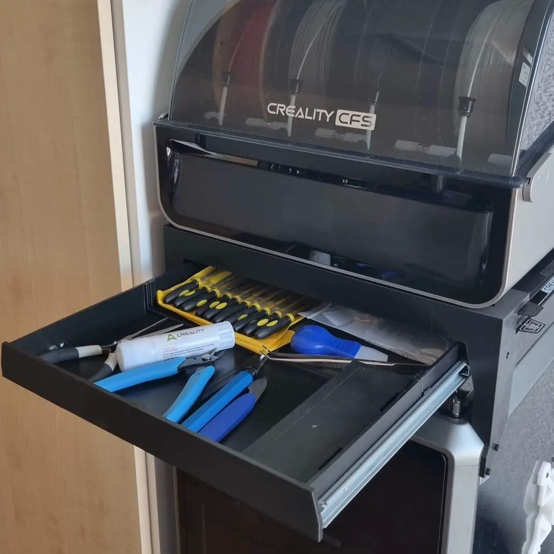 DRAWER FOR K1C CFS Mount (on top of the printer) K1 K1SE