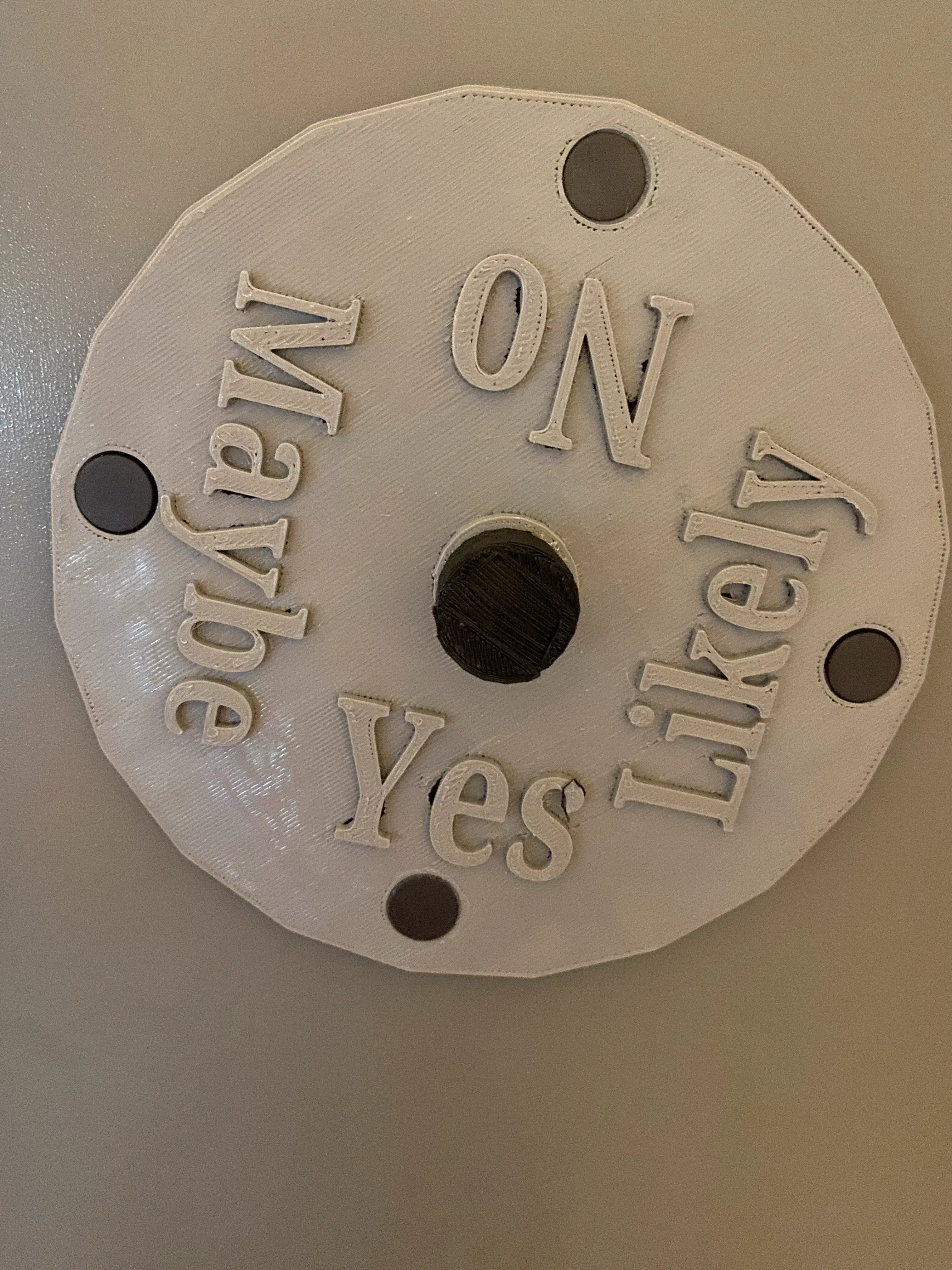 Fortune Teller Fridge Magnet - Spin the wheel to find out