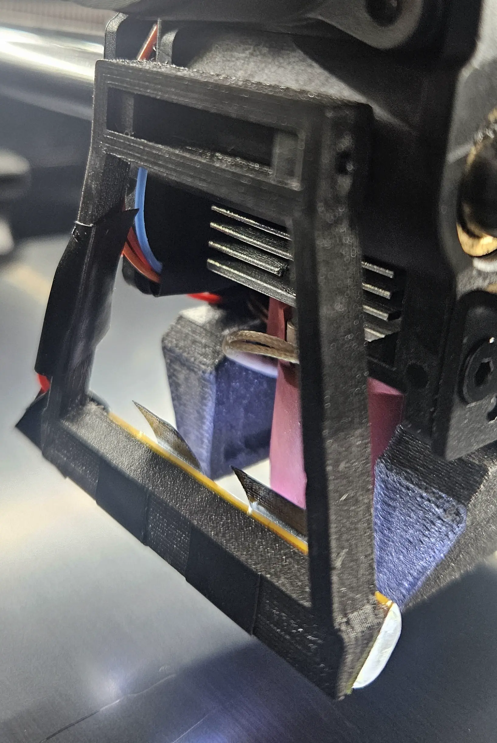 K1 K1max Rear Extruder Nozzle LED Light Bracket Mount
