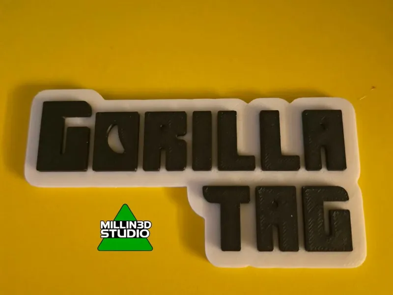 Gorilla Tag VR Video Game Meta Quest 3 Logo Sign