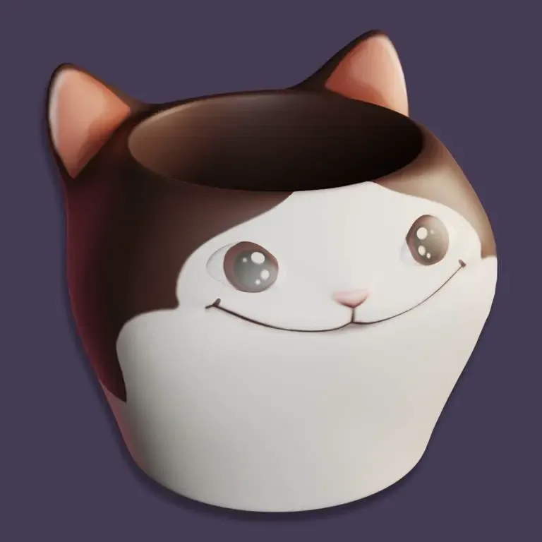 Pop Cat Pen Holder