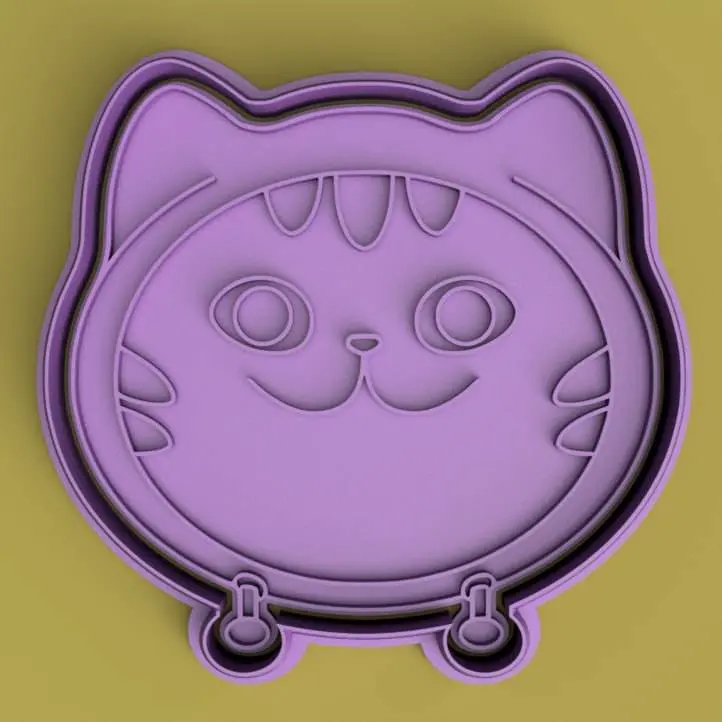 GABBY´S DOLLHOUSE COOKIE CUTTER - dj cat - gato dj