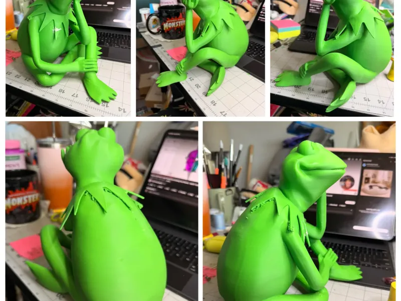 Denkender Kermit der Frosch – Fan-Kreation