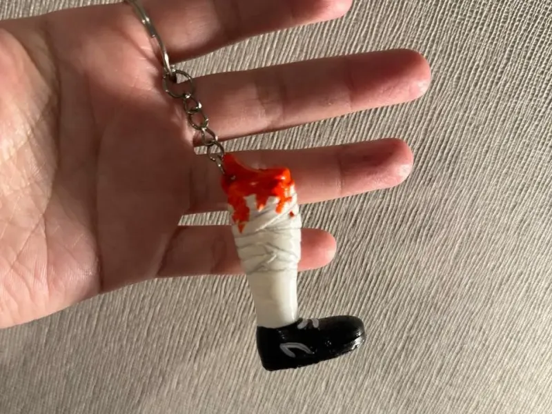 Pierna Lubchenko Llavero Keychain Los simpson The Simpons