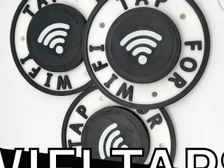 WIFI TAP PLATE NFC - EASY TO PROGRAM - EASY TO USE