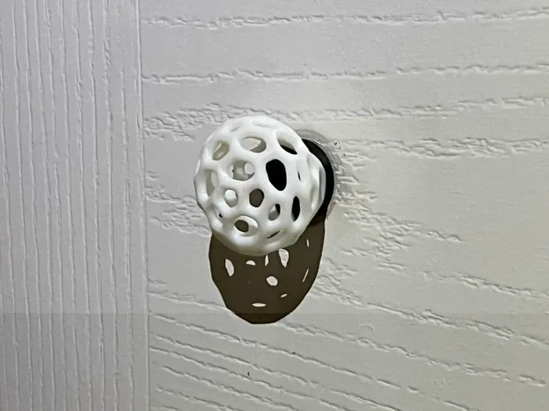 Voronoi door knob for drawers cabinets and folding doors