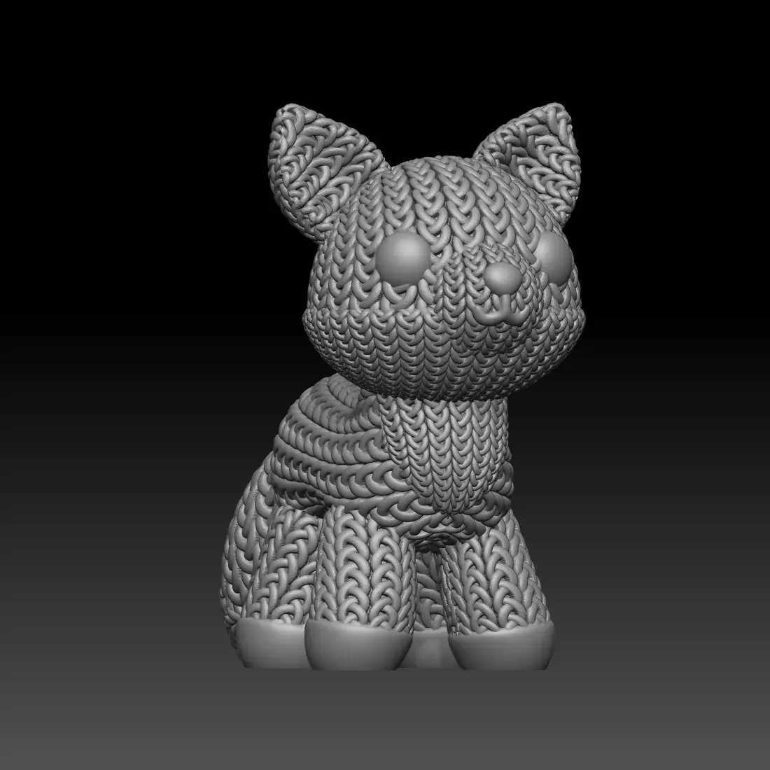 Knitted Fox