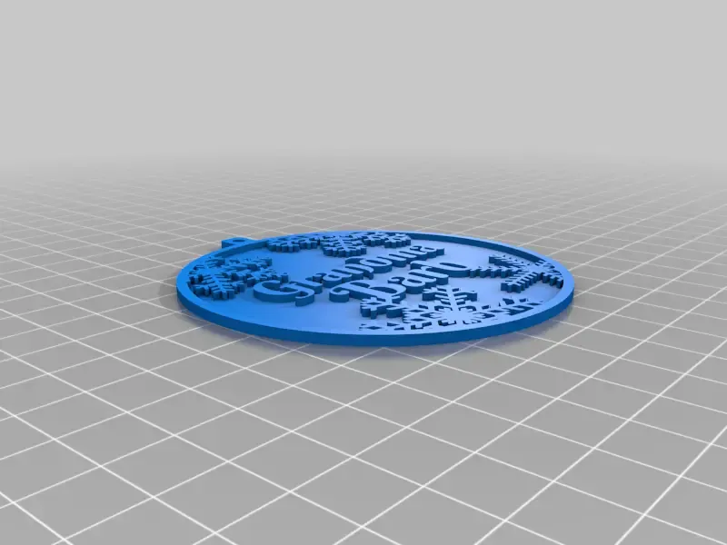 gram barb ornament